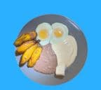 Best 1. 2 Eggs, Fried Platains, Beans, Cream, & 2 Tortillas in North Hollywood, CA