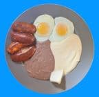 Best 2. 2 Eggs, Salvadorean sausage, Cream, Beans and 2 Tortillas in North Hollywood, CA