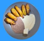 Best 3. Fried Plantain, Beans, Cream, Cheese and 2 Tortillas in North Hollywood, CA
