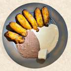 Best 3. Fried Plantain, Beans, Cream, Cheese and 2 Tortillas in North Hollywood, CA