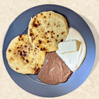 Best 5. 2 Pupusas Revueltas, Beans, Cheese and Cream in North Hollywood, CA