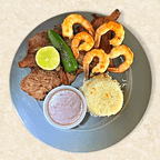 Best Carne Asada (Ranchera) Con Camarones, Arroz, Frijoles Y 2 Tortillas in North Hollywood, CA