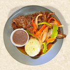 Best Bistec Encebollado Con Salsa Ranchera, Arroz, Frijoles Y 2 Tortillas in North Hollywood, CA